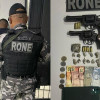Três homens são presos por porte ilegal de arma e tráfico de drogas em Teresina