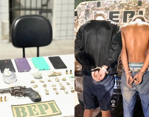 Dupla é presa após perseguição e cerco policial em Teresina