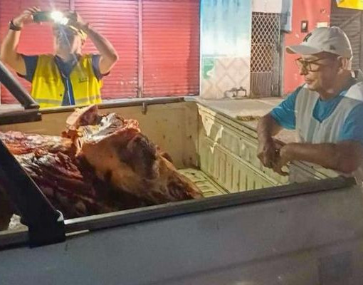 Vigilância Sanitária apreende 288 kg de carne clandestina em Teresina
