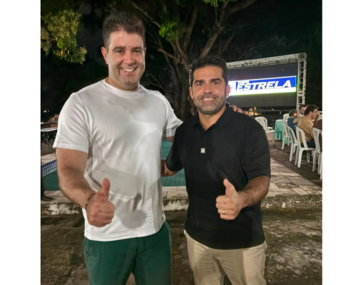 Confraternização de Luis André fortalece projeto de Bruno Vilarinho