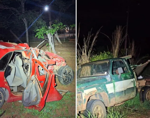 Dois jovens morrem após colisão entre carro e caminhonete no interior do Piauí