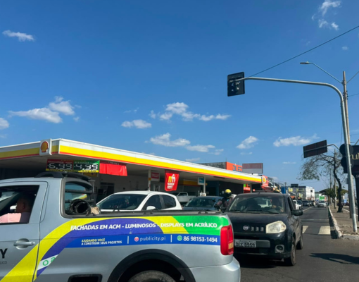 Falta de energia provoca transtornos no trânsito da região Centro-Sul de Teresina