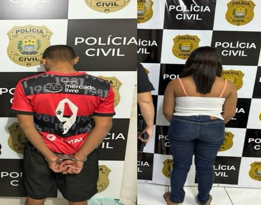 Casal suspeito de roubo é preso em Teresina pela Polícia Civil