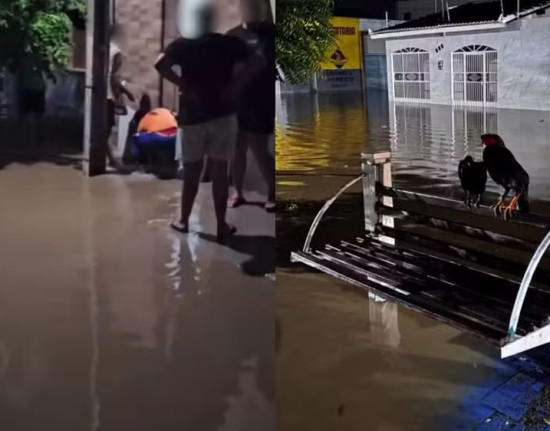 Chuvas deixam 15 famílias desabrigadas cidade Fronteiras, no Piauí