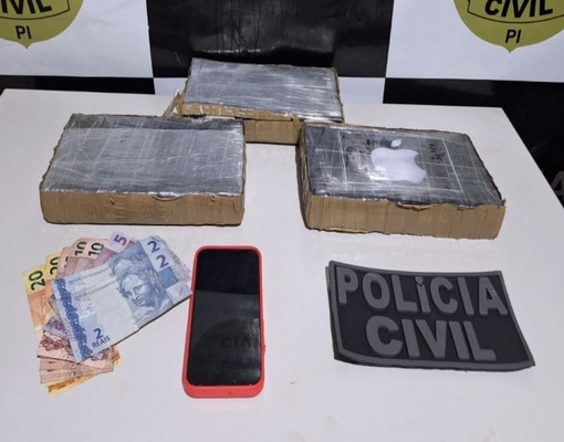 Casal é preso ao receber 2,5 kg de pasta base de cocaína em Picos