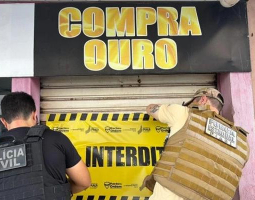 Loja suspeita de ouro roubado é interditada novamente no Centro de Teresina