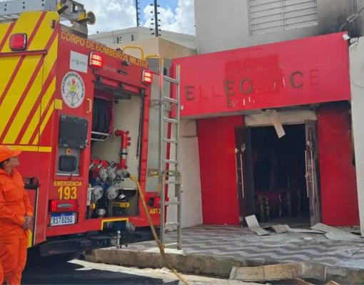 Curto-circuito provoca princípio de incêndio em loja no Centro de Teresina
