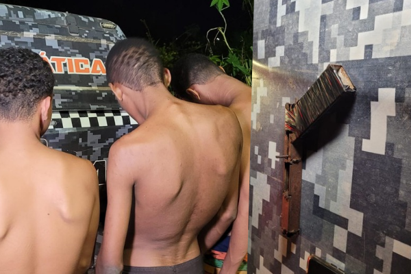PM recupera moto roubada e apreende adolescentes ligados ao PCC na zona Norte de Teresina