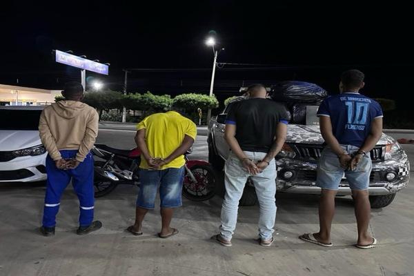 Droga escondida em mata é localizada e quatro suspeitos são presos no Piauí