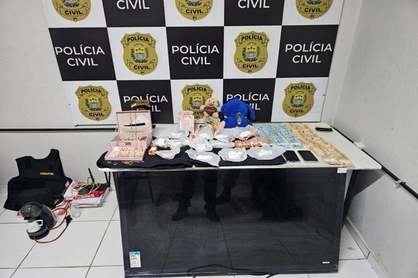 Casal é preso com drogas escondidas em casa na zona Norte de Teresina