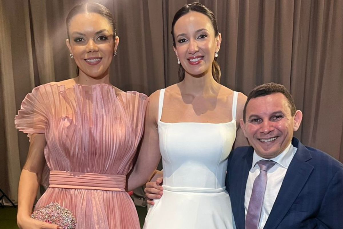 Relação antiga: Mauro Eduardo no casamento da filha de Wellington