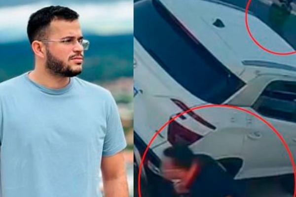 Dupla atira contra empresário em plena rua no litoral do Piauí, ação foi filmada