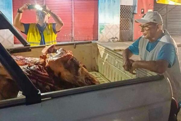 Vigilância Sanitária apreende 288 kg de carne clandestina em Teresina