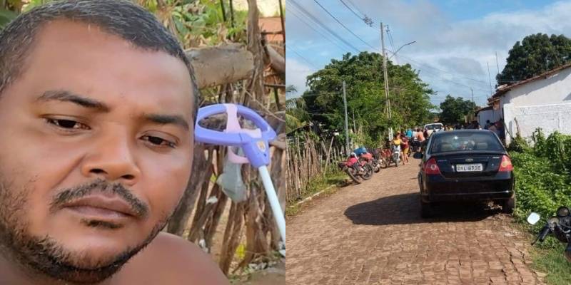 Criminosos executam homem a tiros na frente das filhas em Luzilândia