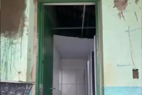 Alunos denunciam abandono de reforma de R$ 7 milhões em escola de Nazaré do Piauí