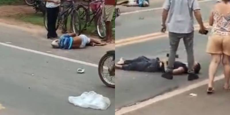 Idoso é atropelado e tem perna esmagada na BR 343 na cidade de Altos