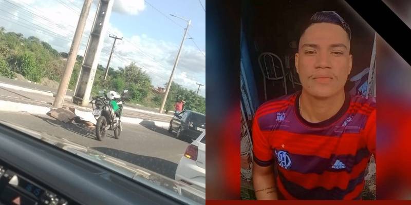 Jovem morre após perder controle de moto e bater em poste em Teresina