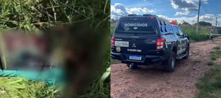 Jovem é perseguido e executado a tiros por bandidos em matagal em Timon