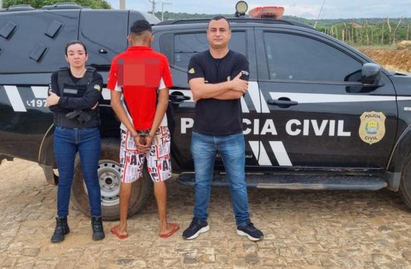 Suspeito é preso em flagrante por homicídio e ocultação de cadáver no Piauí