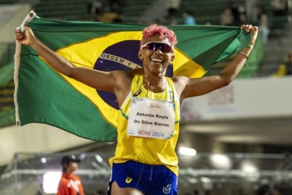 Piauiense Keyla Barros lidera nos 1.500m e quebra recorde continental