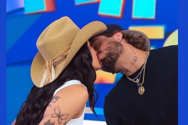 Primeiro beijo público de Ana Castela e Zé Felipe repercute na web e fãs vão à loucura