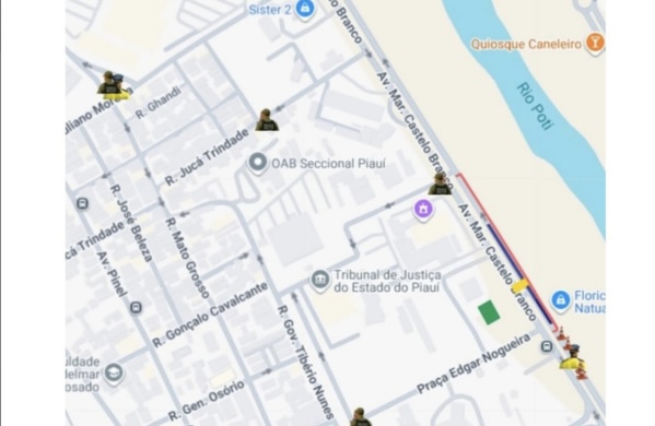 Trânsito é bloqueado em avenidas e ruas de Teresina para prévia de carnaval