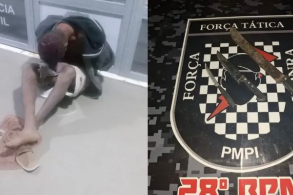 Homem é preso após atacar criança e causar morte de idosa no Sul do Piauí