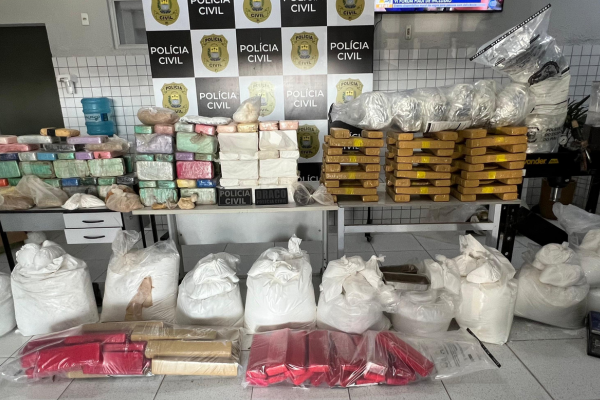 Policial fecha bases de distribuição de drogas e captura quatro pessoas em Parnaíba