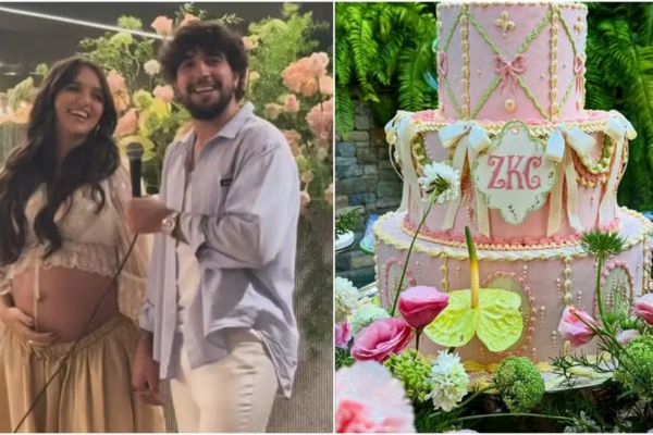 Rafa Kalimann e Nattan fazem chá de bebê para a primeira filha, Zuza