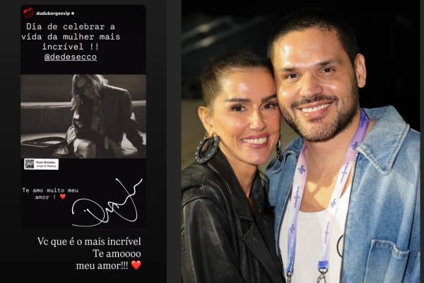 Deborah Secco recebe declaração apaixonada do namorado em aniversário de 46 anos