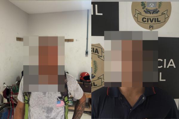 Dois homens são presos por roubos em Teresina durante ações da Polícia Civil