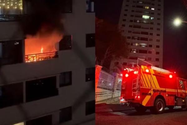 Incêndio em apartamento pode ter sido causado por pisca-pisca de Natal