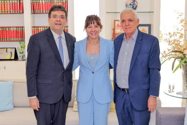 Prefeita de Esperantina busca apoio de Rafael Fonteles para galeria de escoamento