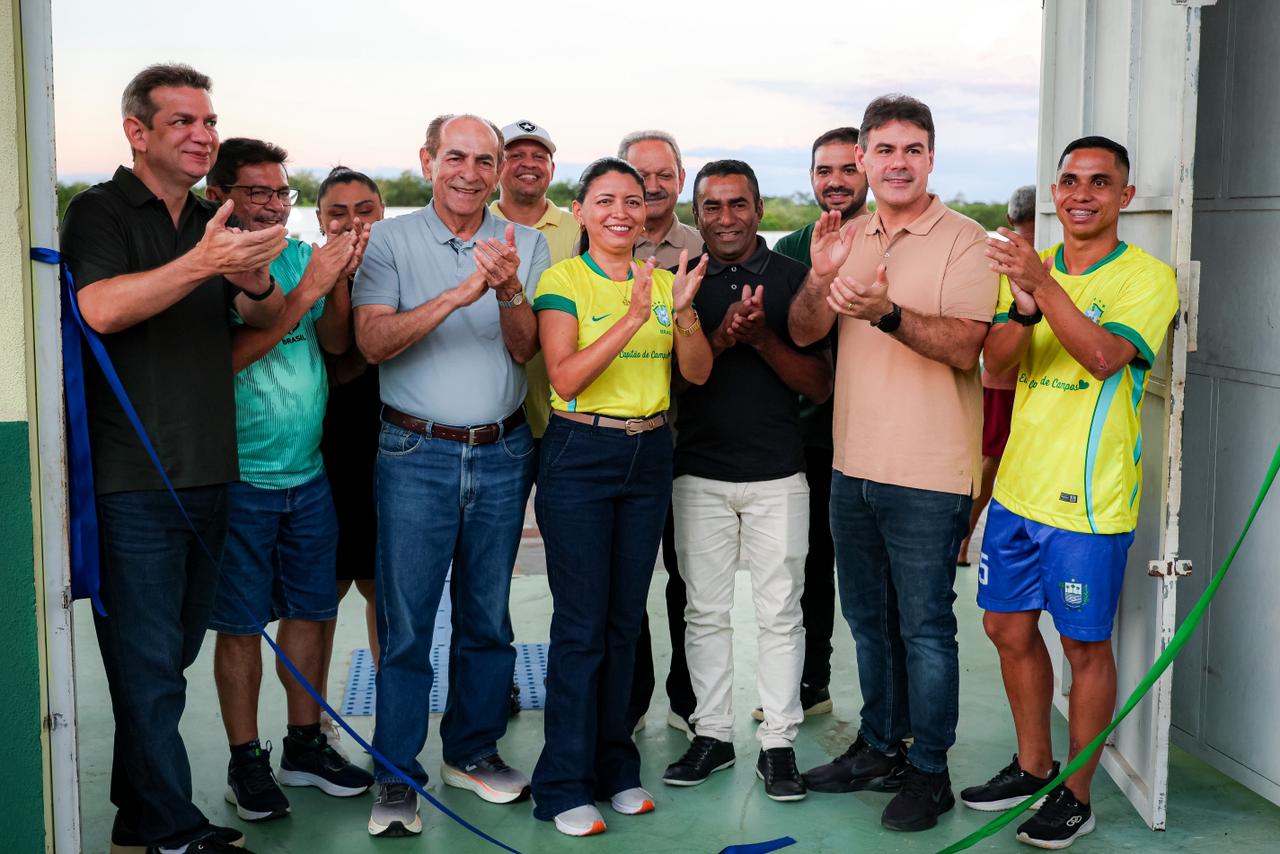 Senador Marcelo Castro inaugura ampliação da Arena Resendão em Capitão de Campos
