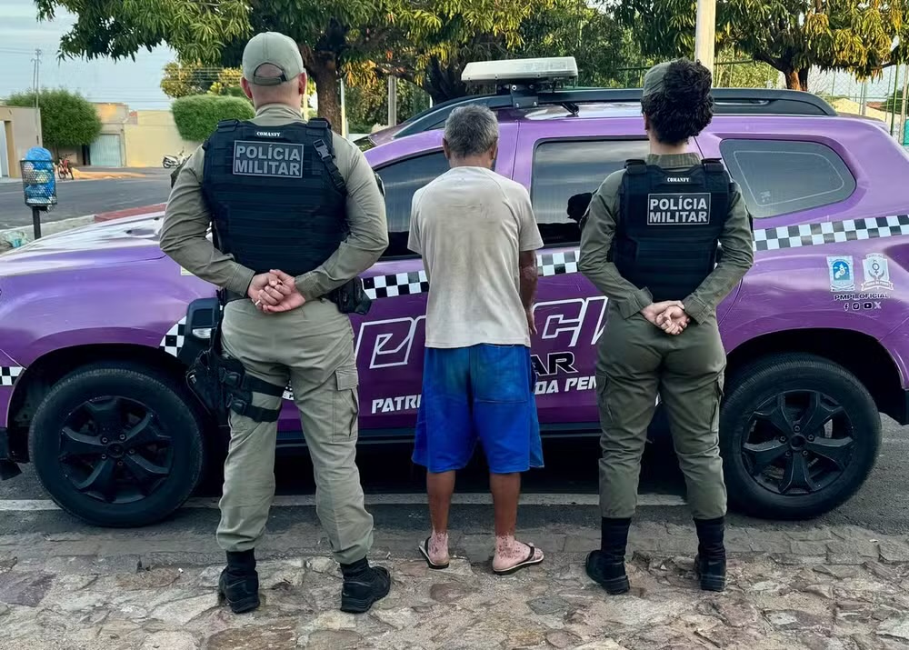 Homem é preso duas vezes em 24h por ameaçar mãe idosa e descumprir medida