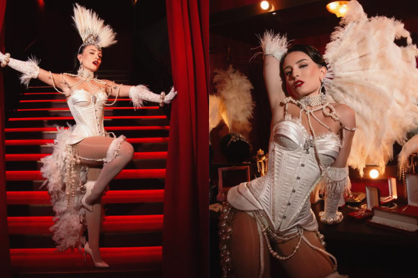Larissa Manoela resgata o glamour dos anos 30 e entrega fantasia burlesca