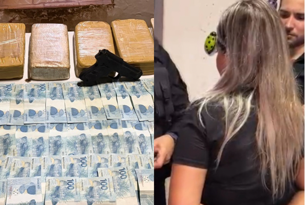 Três pessoas são presas com 10 kg  drogas e dinheiro em Picos