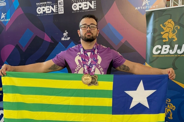 Piauiense conquista pódio em torneio nacional de Jiu-Jitsu