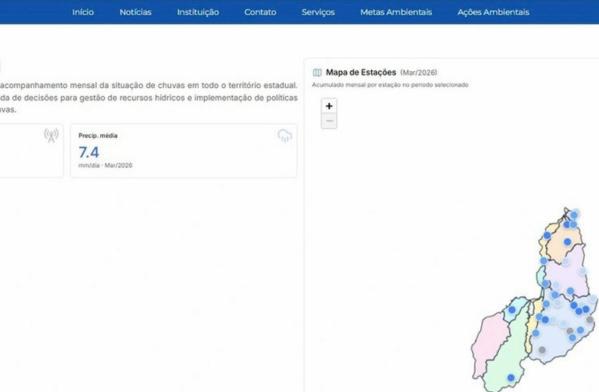 Semarh lança plataformas para acompanhar chuvas e qualidade da água no Piauí