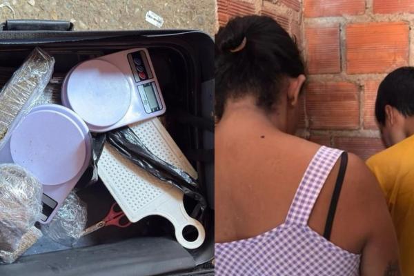 Duas mulheres são presas com 10 tabletes de droga na zona Sul de Teresina