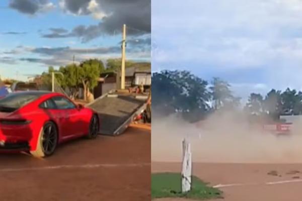 PM recolhe Porsche e picape após direção perigosa em São Raimundo Nonato