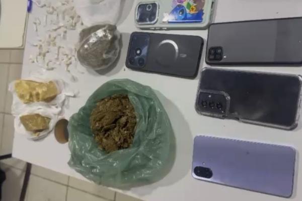 Polícia prende casal suspeito de usar venda de frutas para traficar drogas