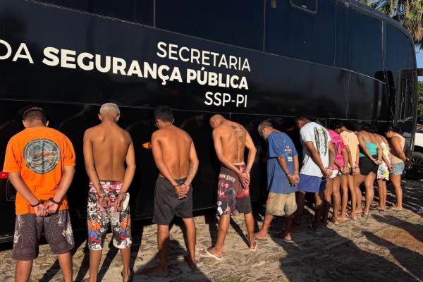 Policia civil cumpre mais de 100 mandados contra organização criminosa no litoral do Piaui