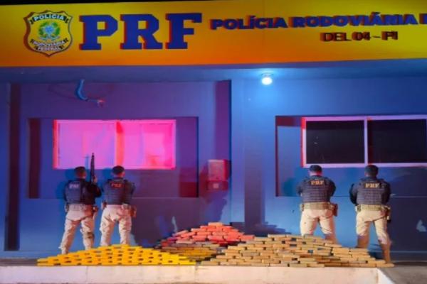 Motorista é preso após PRF encontrar cocaína e skunk em carreta na BR-407 em Picos